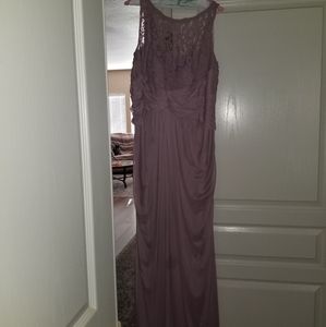 Blush bridesmaids dress